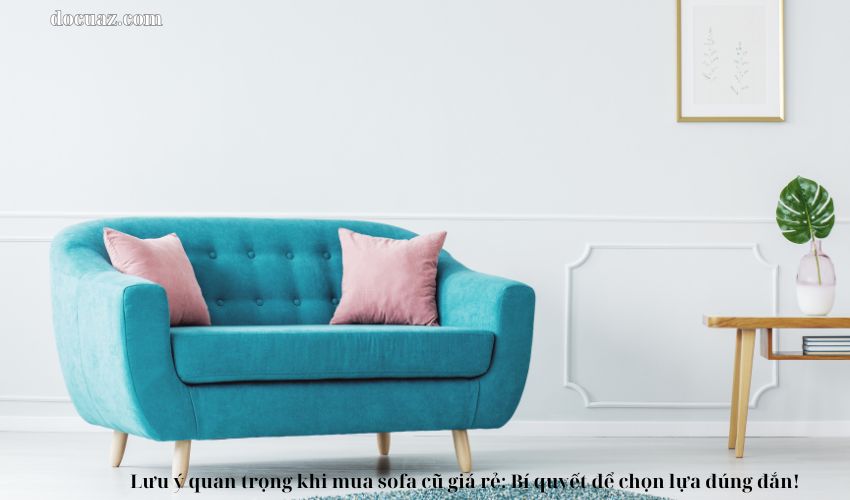 Lưu ý quan trọng khi mua sofa cũ giá rẻ: Bí quyết để chọn lựa đúng đắn!