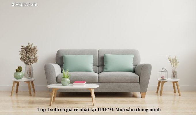 Top 4 sofa cũ giá rẻ nhất tại TPHCM: Mua sắm thông minh